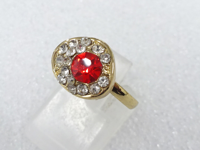 COLORED STONE FASHION RING / JP SIZE 13